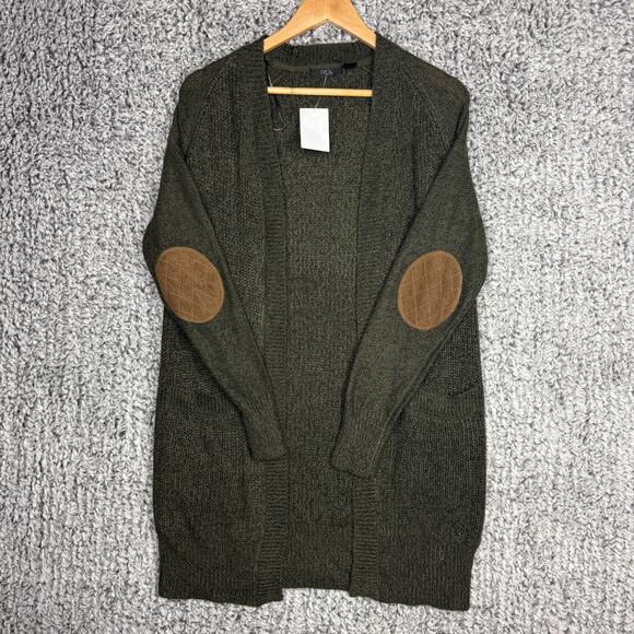 RDI Cardigan Burnt Olive Twist Olive Green Brown Sweater Size XL Oversized - Picture 2 of 10